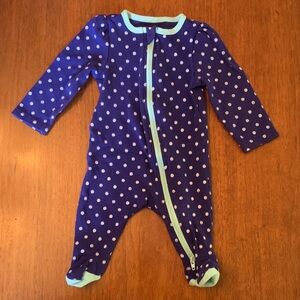 🍊5/$25 Cat & Jack Polka Dot Kids Footies size 0-3m